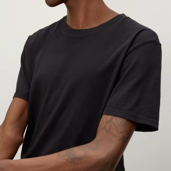 NWT Everlane Organic Cotton Crew Neck Uniform-Black Size Smal - Picture 3 of 10